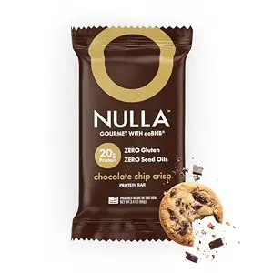 Nulla Gourmet protein bars, Chocolate Chip Crisp, 12 pack product thumbnail