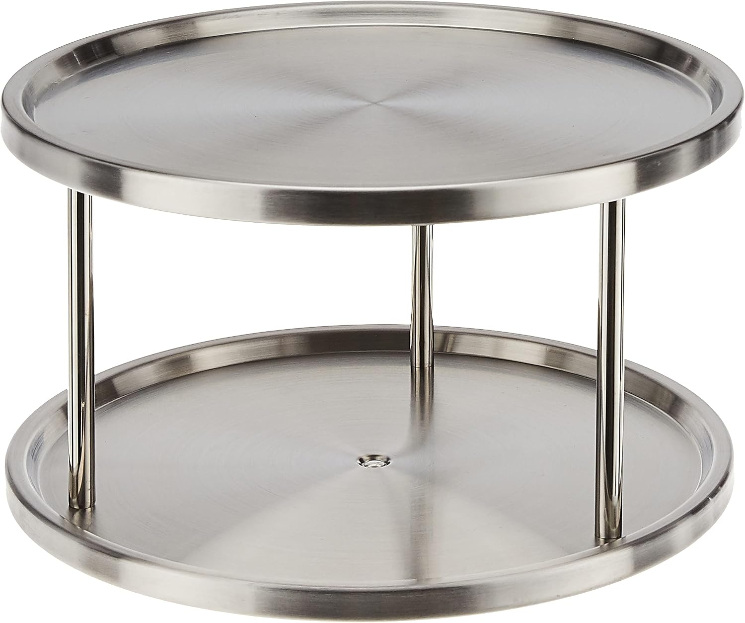 Estilo Stainless Steel 2-Tier Lazy Susan Spice Rack Organizer