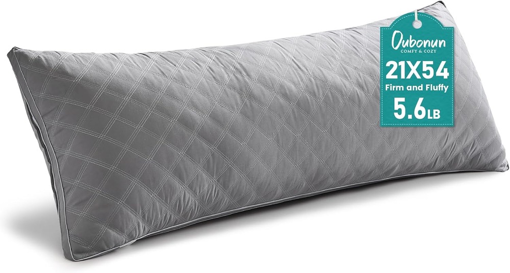 Oubonun Full Body Pillow for Side Sleepers, Adjustable Long Bed Pillow