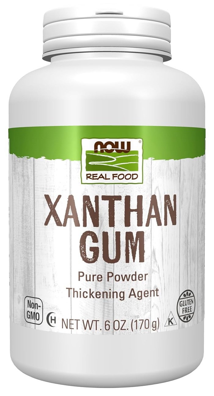 NOW Foods, Xanthan Gum Pure Powder, Kosher and Gluten-Free Natural Thickener, 6-Ounce