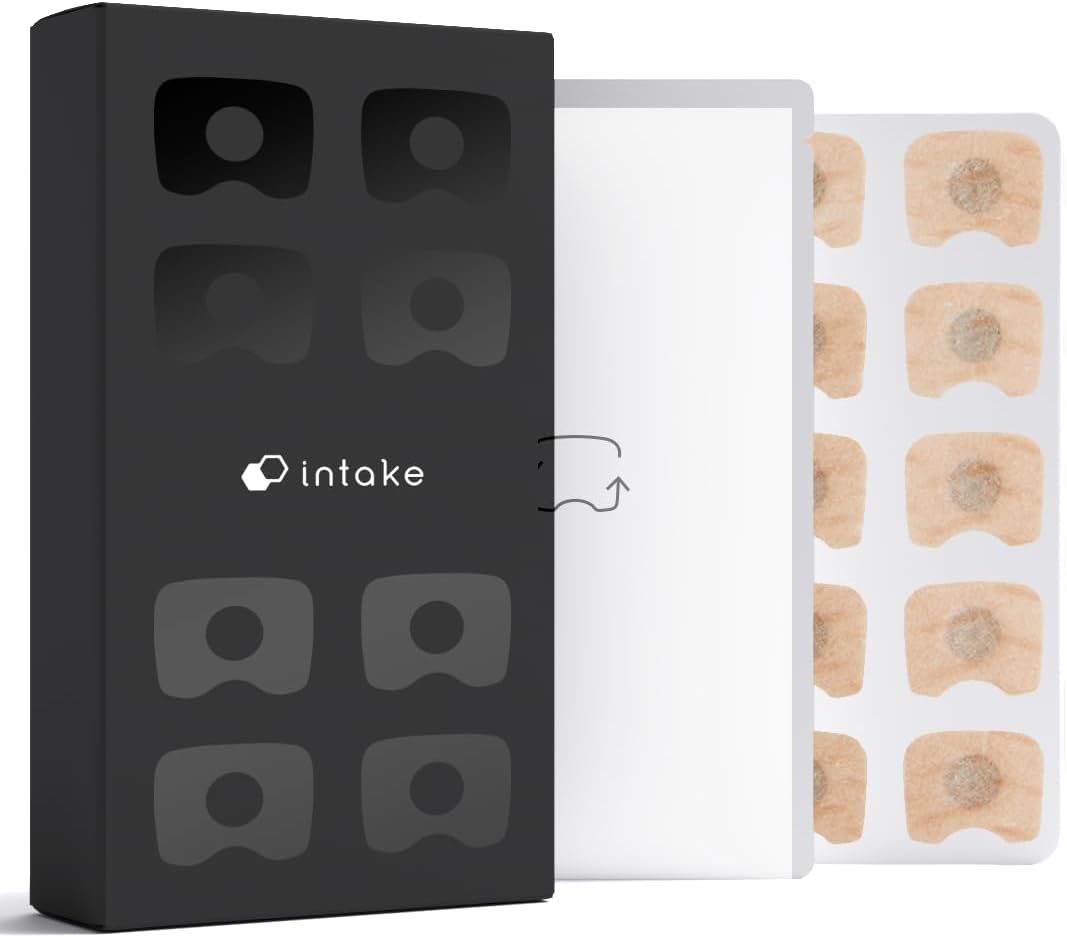 Intake Breathing Magnetic Strip Refill Tabs (90 Count) | Adhesive Tabs for Intake Reusable Band | Strips for Sleep, Snoring & Breathing | Stronger Than Traditional Strips | 90-Night Supply