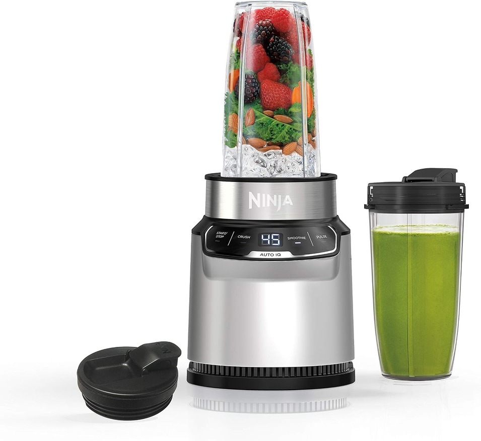 Ninja Nutri-Blender Pro with Auto iQ, 1100PW, (2) 24oz Cups, BN401