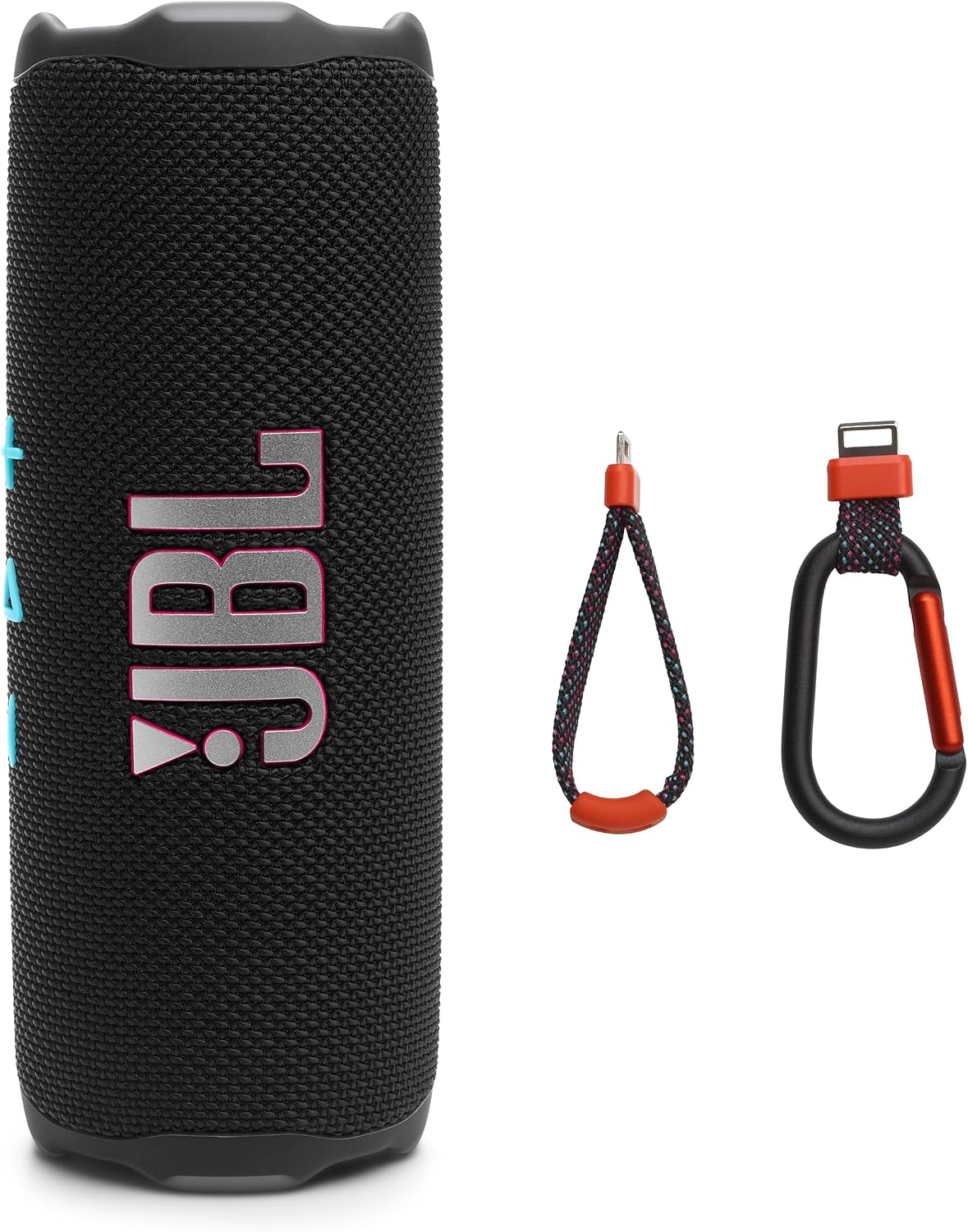 JBL Flip 7 portable Bluetooth speaker, black/orange product thumbnail