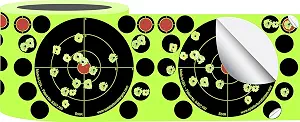 Splatterburst Self-Adhesive Target Roll, 6-Inch, 100 Targets product photograph