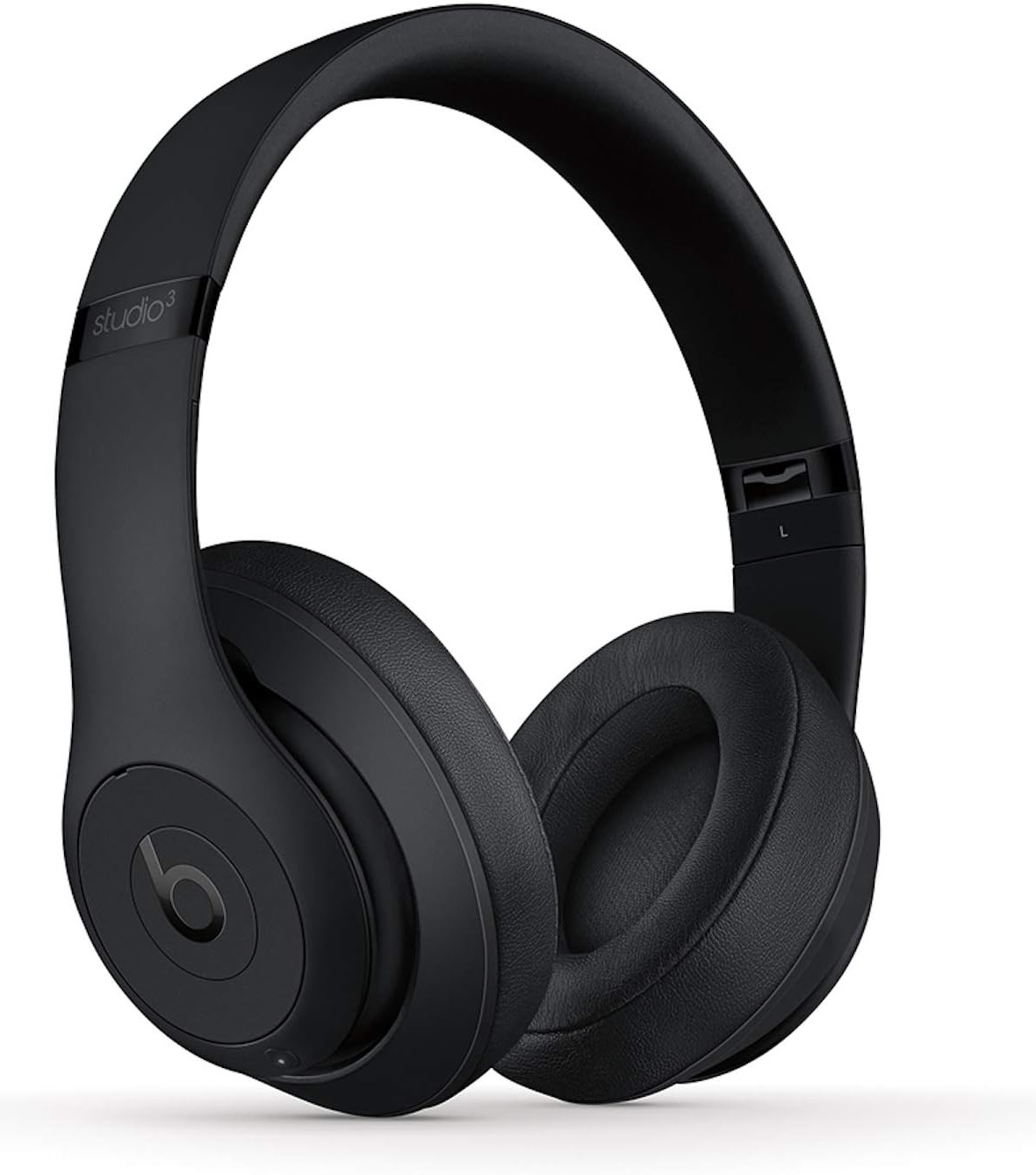 Beats Studio3 Wireless Noise Cancelling Over-Ear Headphones - Apple W1 Headphone Chip, Class 1 Bluetooth, Active Noise Cancelling, 22 Hours of Listening Time - Matte Black (Previous Model)