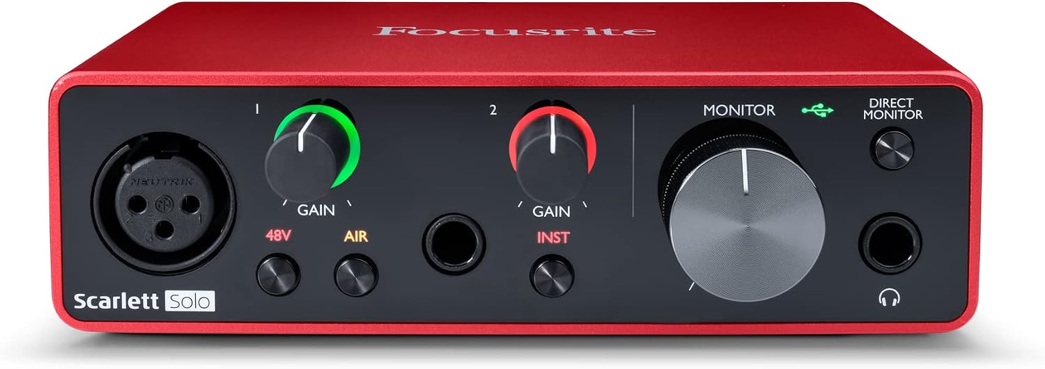 Focusrite Scarlett Solo 3rd Gen USB-C Audio Interface
