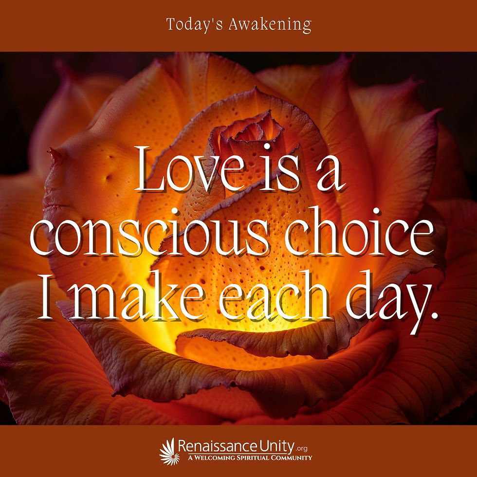 Love Is A Choice - Prayer for 12/17/25