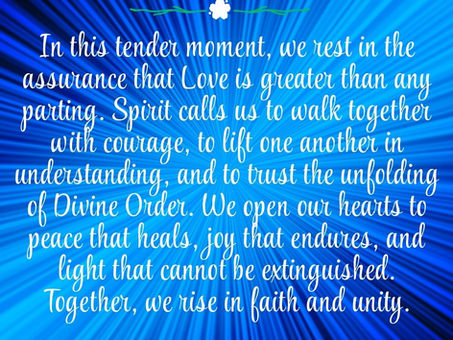 Love Is Greater  - Prayer for 9/18/25