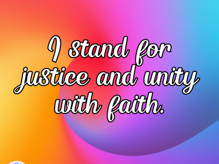 Justice, Unity, Faith - Prayer for 5/01/26