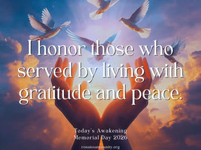 Remembrance: A Sacred Invitation - Prayer for 5/25/26