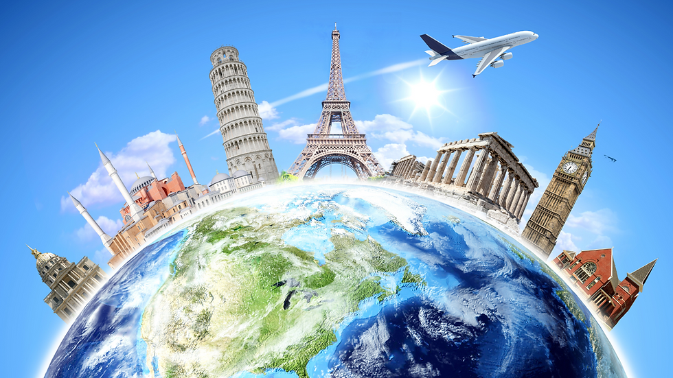 Holiday locations on earth