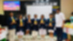 students winning prizes at spell bee competition
