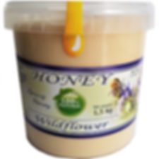 1, 5 Kg Spring Honey Raw Natural  Unpasteurised, Unheated, Unprocessed