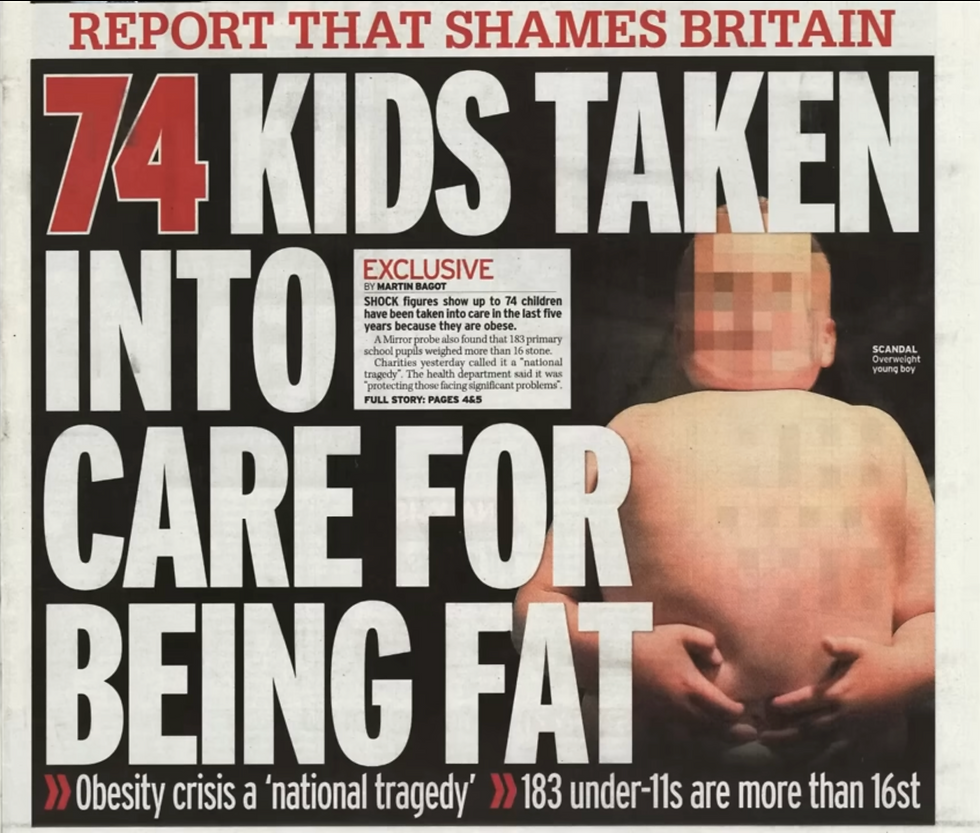 As reported by The Mirror (2022), 74 children in the UK were taken into care due to severe obesity-related health risks — a headline that shocked the nation.