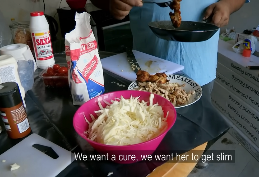 Junk Food Kids | Who is to Blame? An image saying “ we want a cure, we want her to be slim.