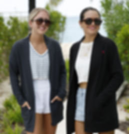 Ladies Microterry Cardigan