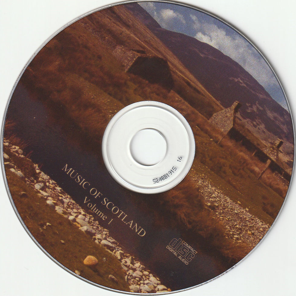 SCOTLAND VOL 1 CD face