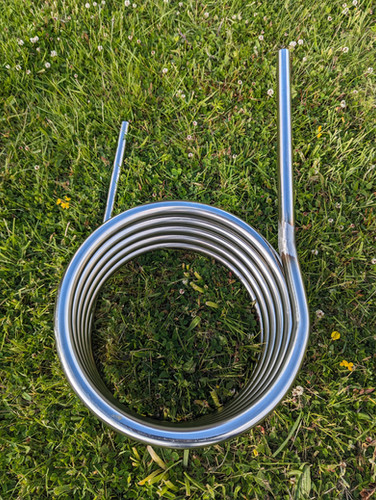 Standard stainless steel hot tub heater coil Firetree Metalworks