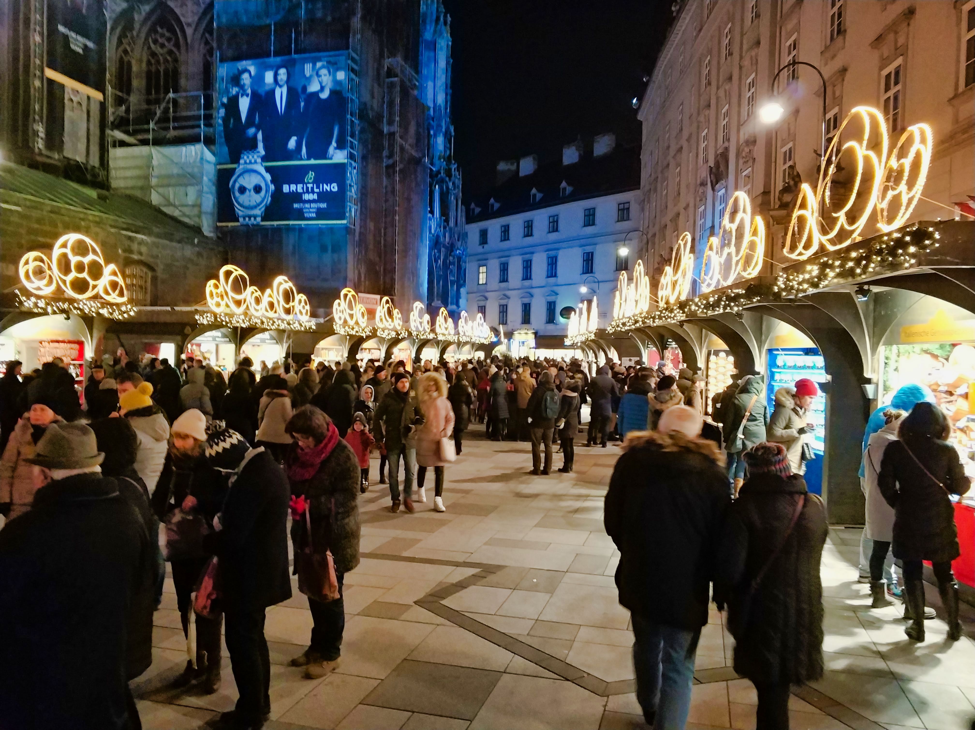 Christmas Market Stephan Cathedral Vienna