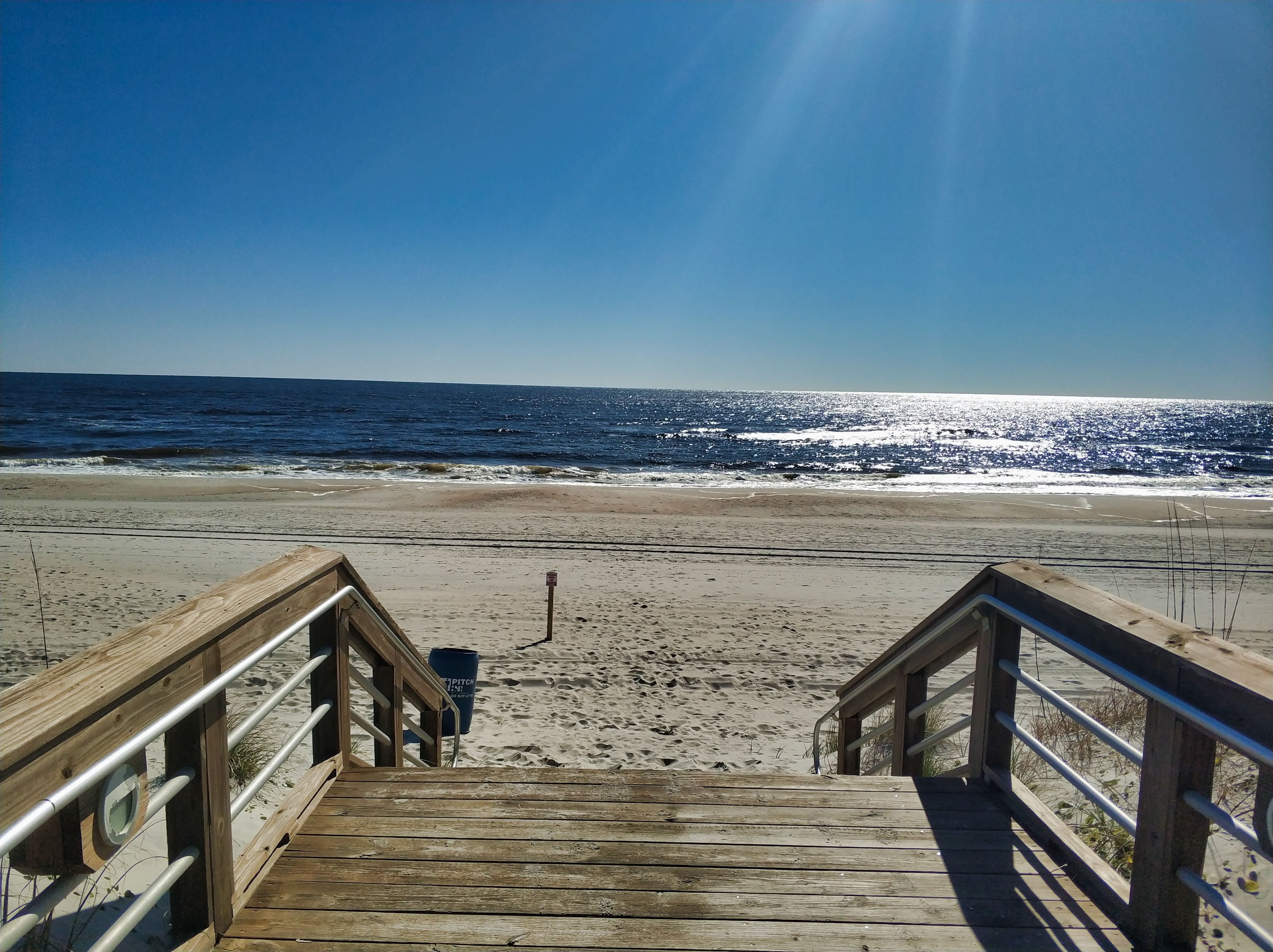 The beach of Carolina Beach