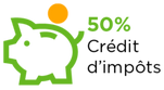 picto réduction d'impôt 50%