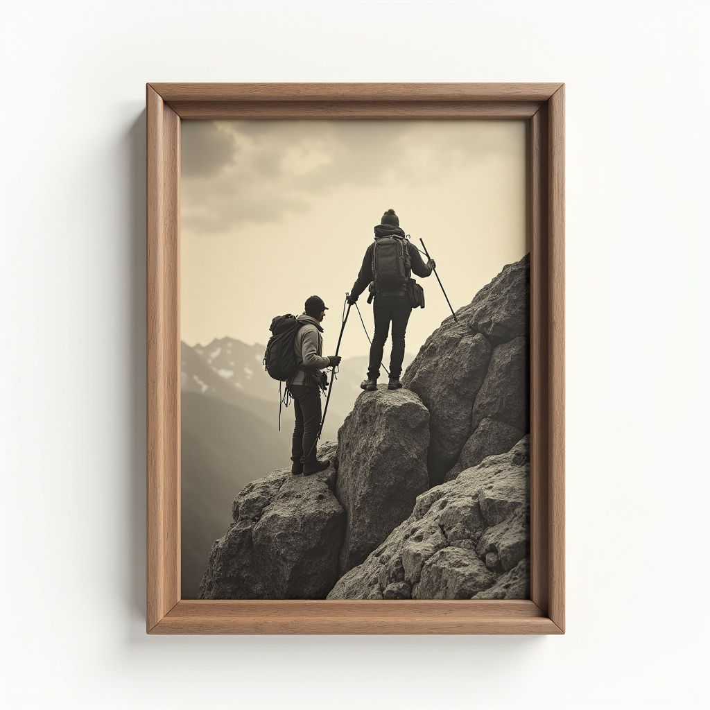 Photographie Alpinisme Vintage