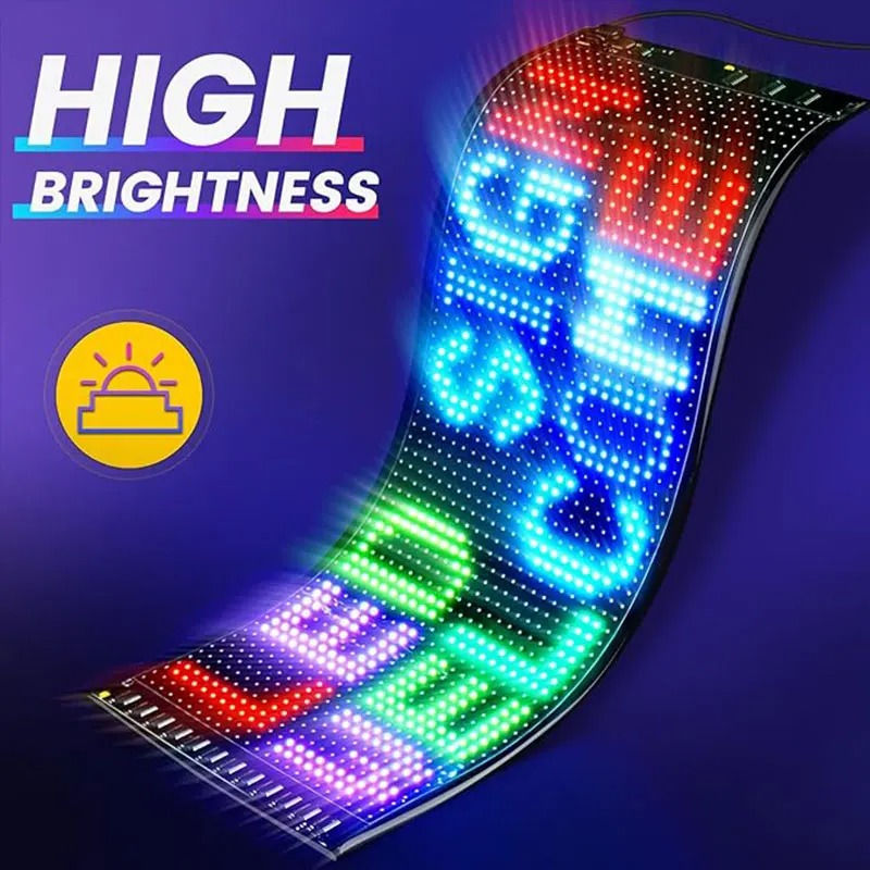 Thumbnail: led matrix panel bluetooth 133x19.2cm 