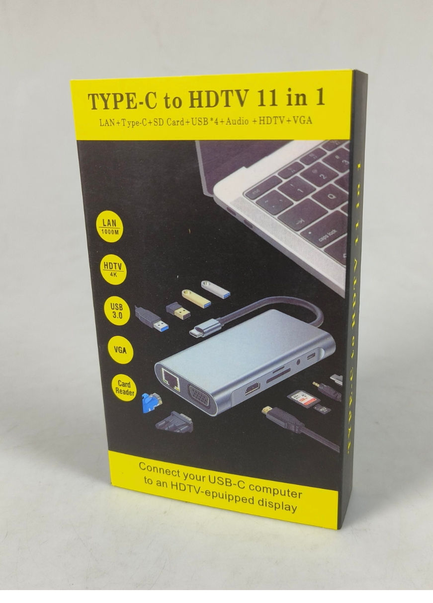 Thumbnail: Usb HUB TYPE C 11 in 1