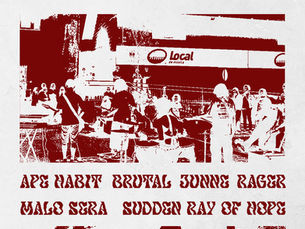 Cartaz do Son da Serea 2025 con Ape Habit Brutal Junne Rager Malo Será Sudden Ray Of Hope