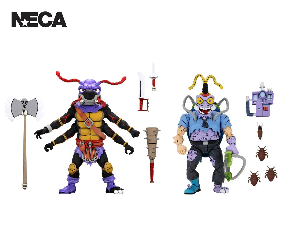 Teenage Mutant Ninja Turtles: Antrax & Scumbug 2-pack 7" Scale Action Figures