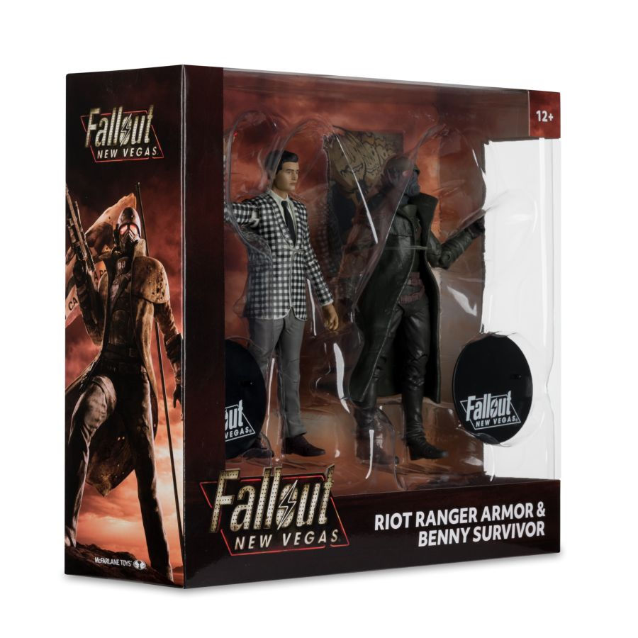 Thumbnail: Fallout: New Vegas - Riot Ranger Armor & Benny Survivor 7" Action Figure 2-Pack