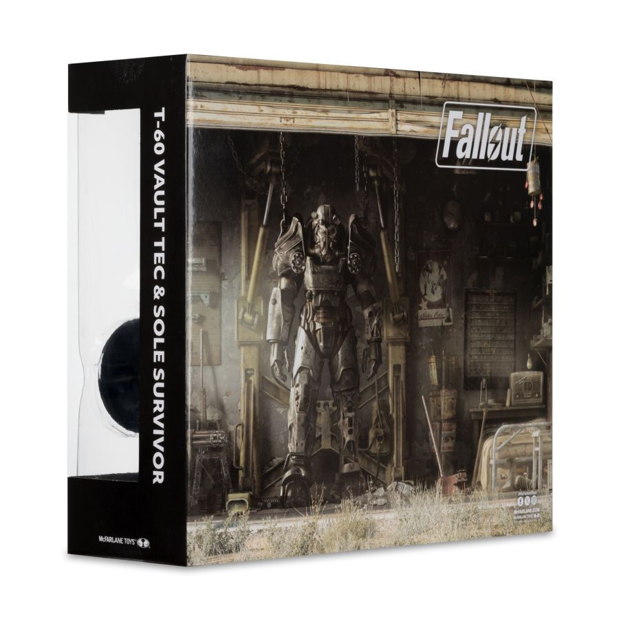 Thumbnail: Fallout 4 - T- 60 Vault Tec & Sole Survivor 7" Action Figure 2-Pack
