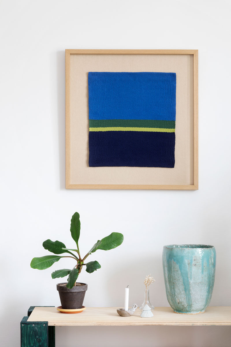 サムネイル： 【限定出品】北欧フィンランドのラーヌ織りタペストリー『SAARISTO -群島-』