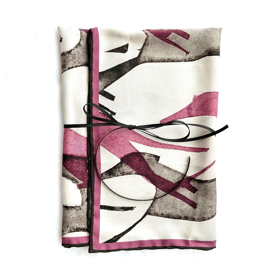 Thumbnail: "RUNNERS" SMALL SILK SQUARE