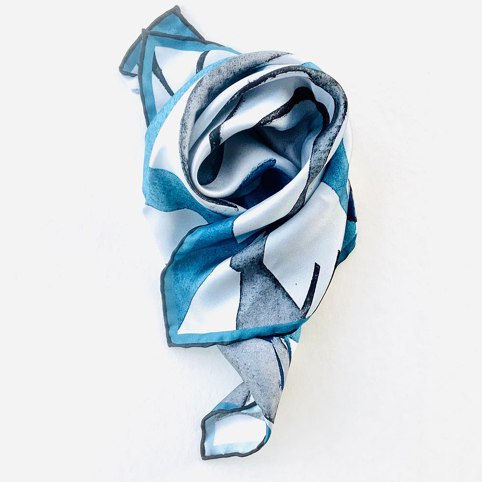 Thumbnail: "RUNNERS" SMALL SILK SQUARE