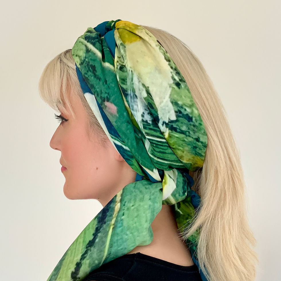 Thumbnail: DAISY LARGE SILK SCARF