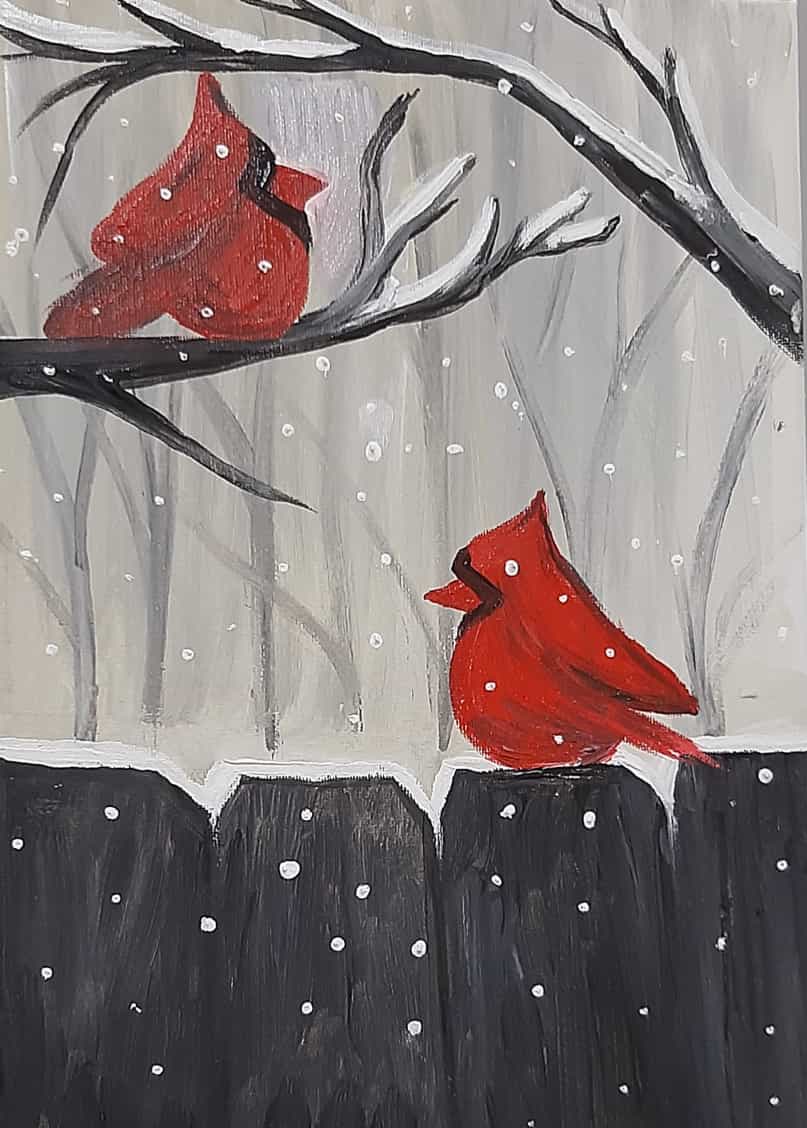 Winter Cardinals