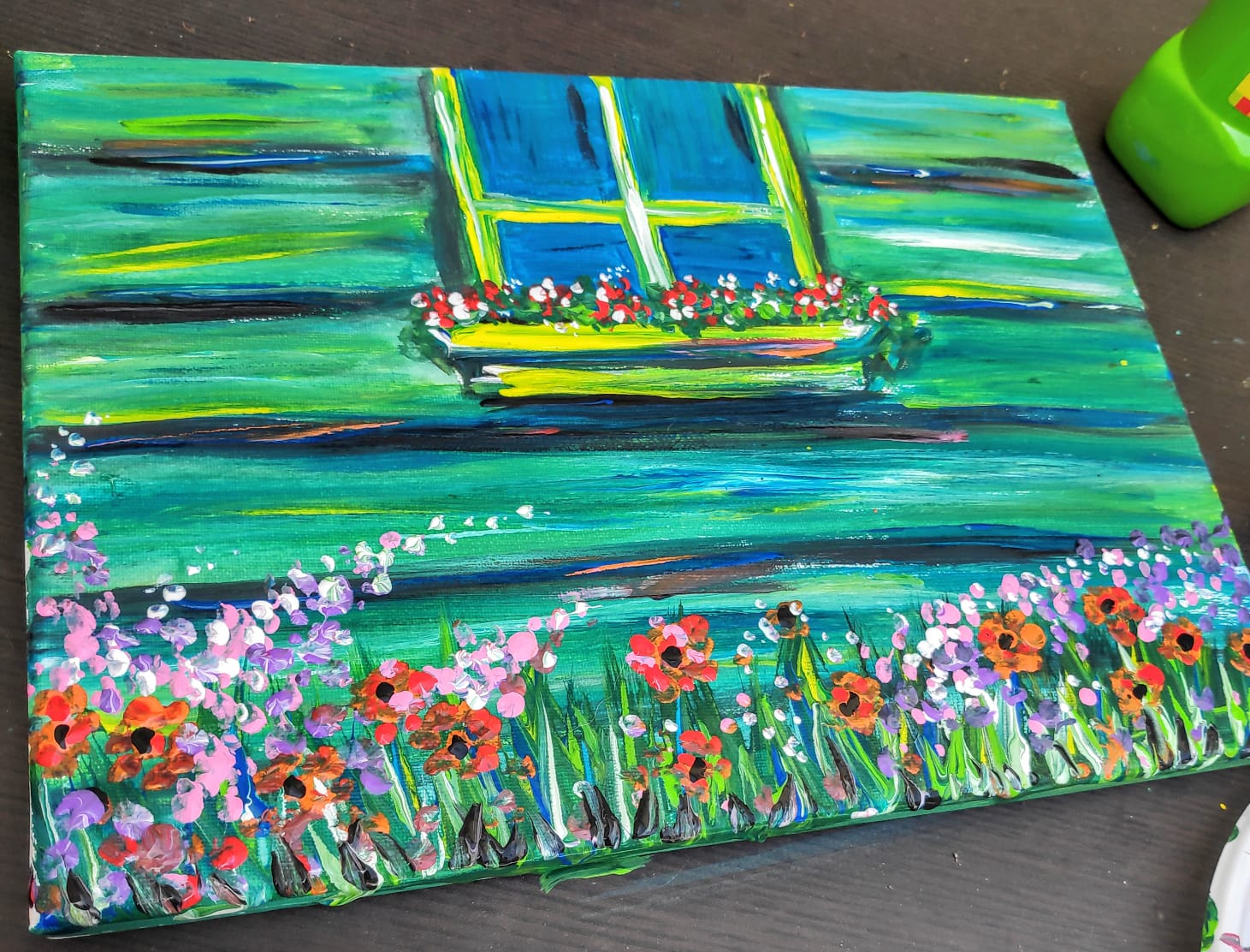 Flowers on a Window