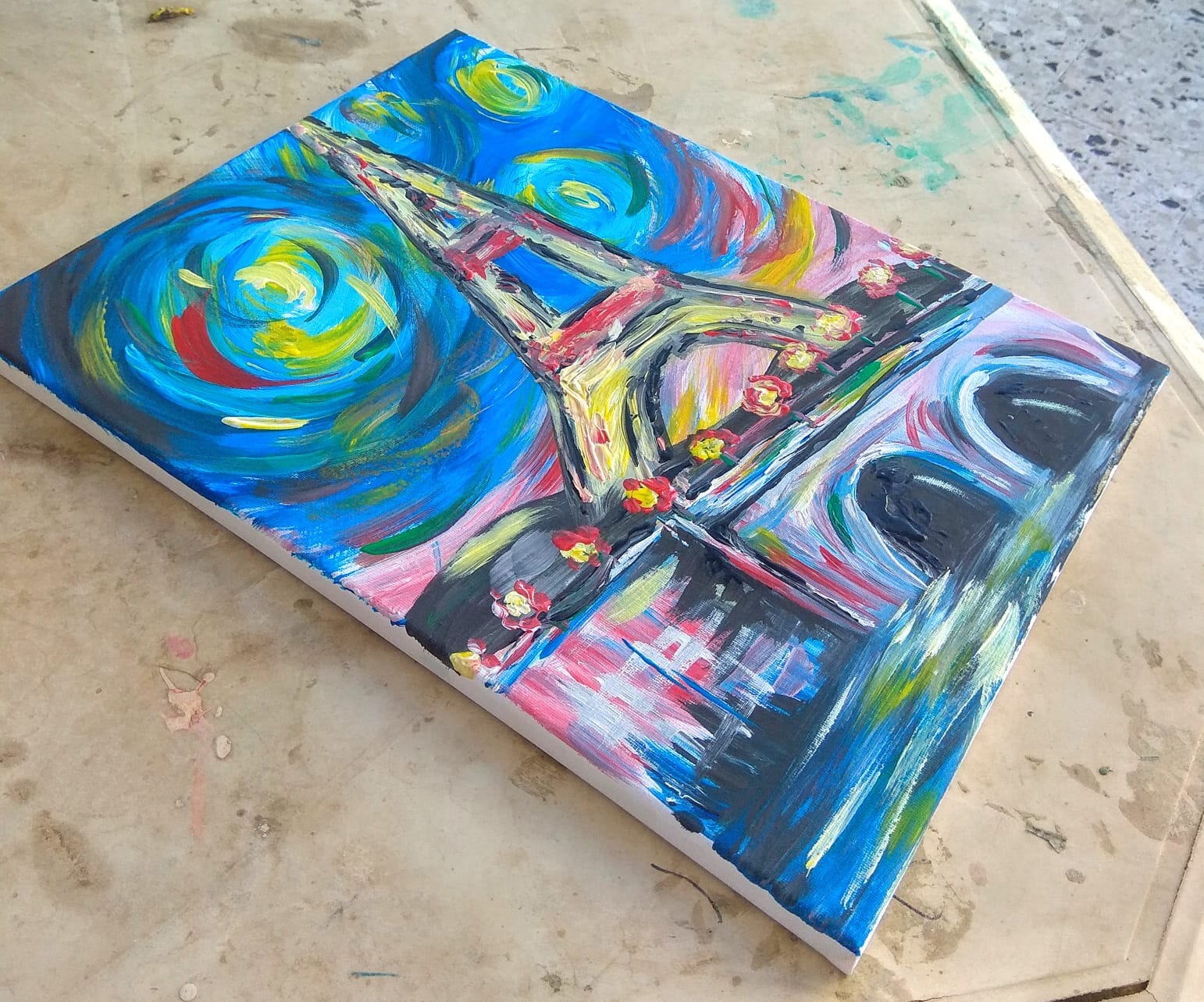 Eiffel Tower - Van Gogh