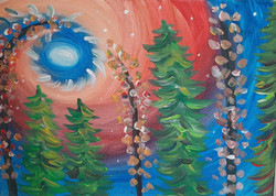 A Forest Sunset
