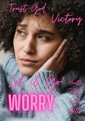 Worry isn’t God’s will for our life.📖