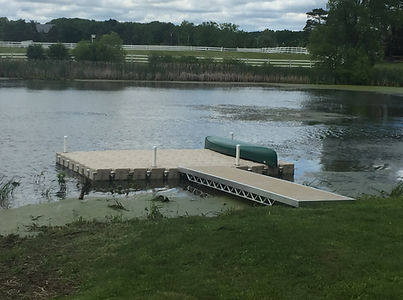 floating dock canoe.JPG