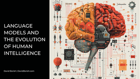 Language Models and the Evolution of Human Intelligence