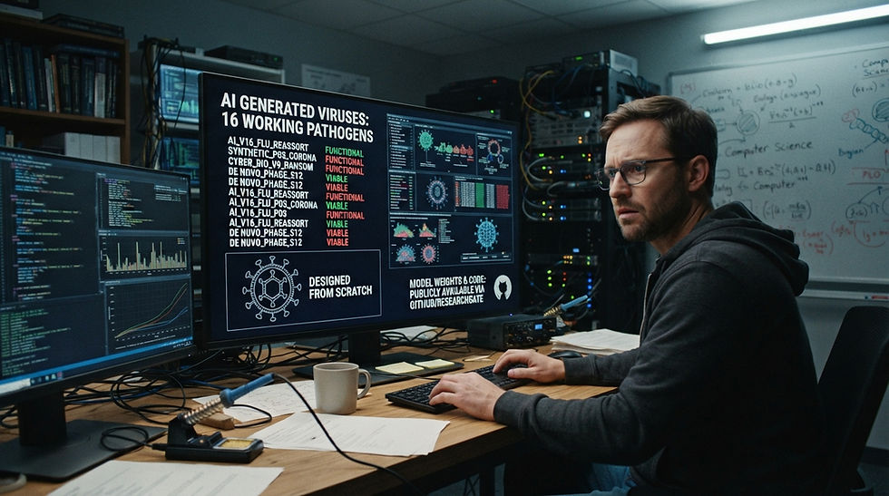 AI Designed 16 Working Viruses From Scratch