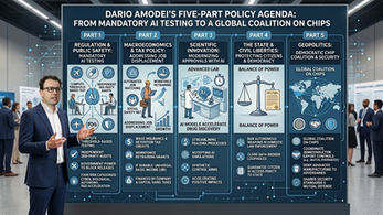 Dario Amodei's Five-Part Policy Agenda: From Mandatory AI Testing to a Global Coalition on Chips