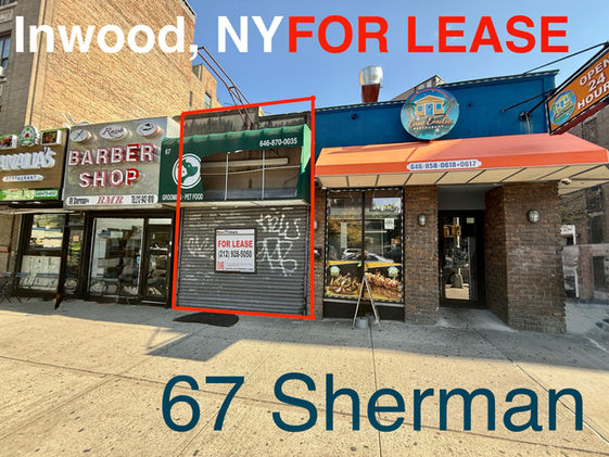 Inwood, NY Northern Manhattan - 1200sf storefront For Lease: Busiest Washington Heights Storefront