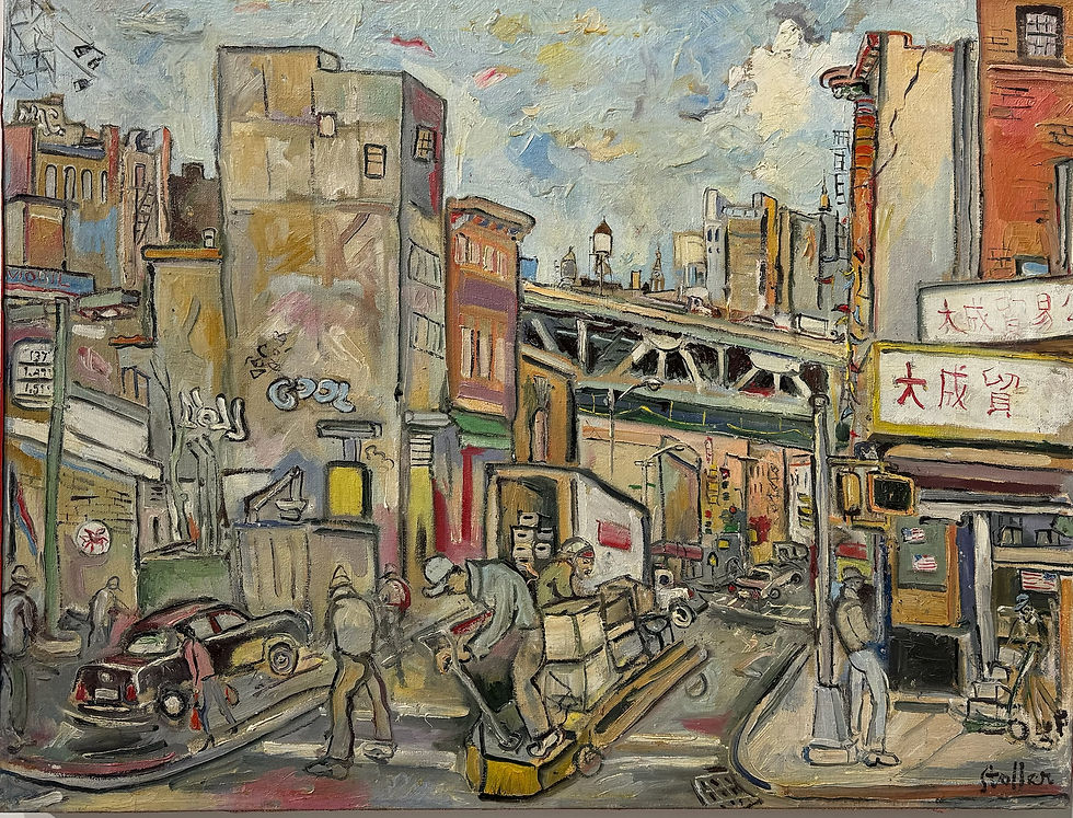 #27 East B’way w/ Manhattan bridge