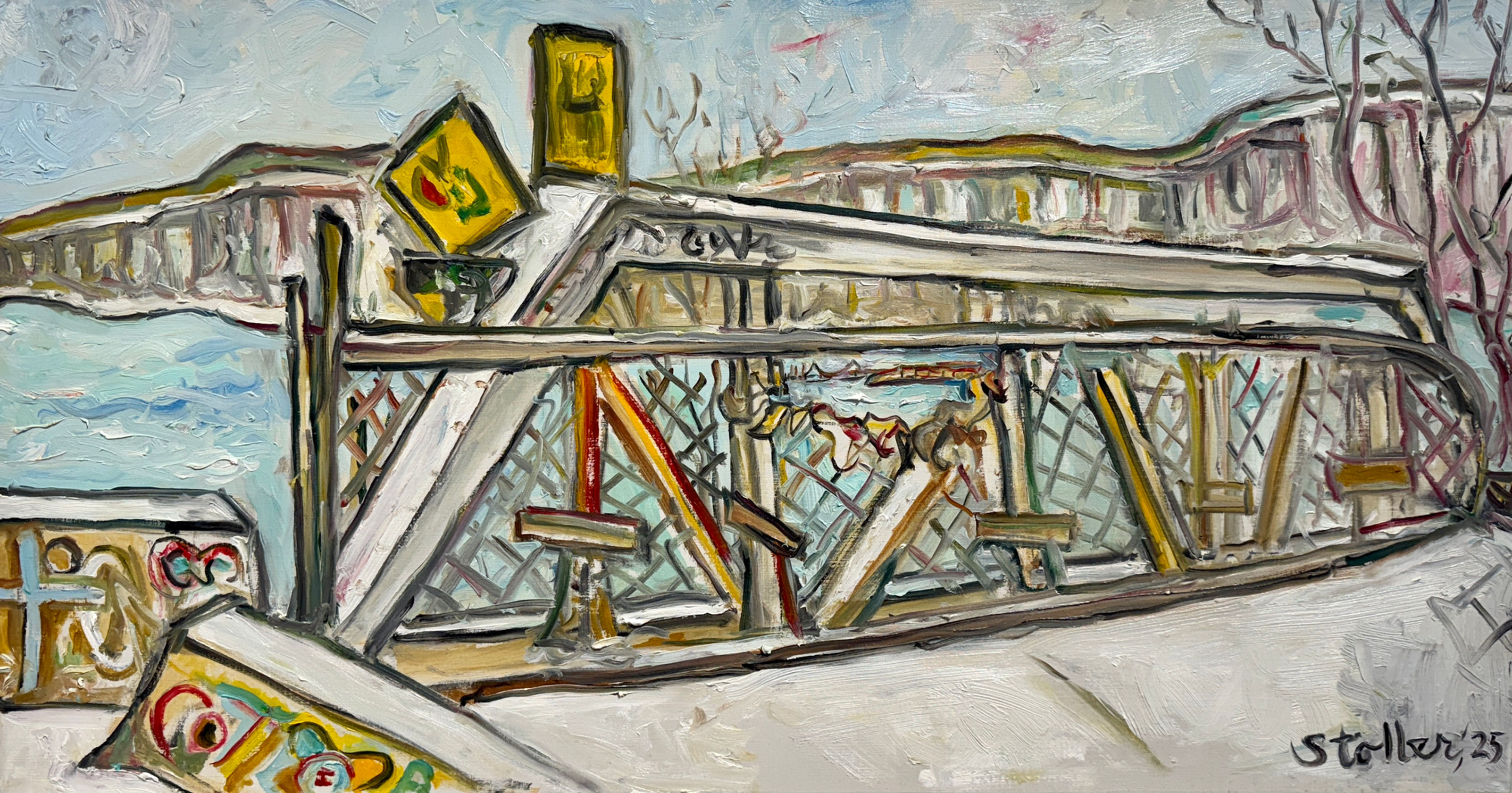 Old Bridge on Hudson 16”x 30”