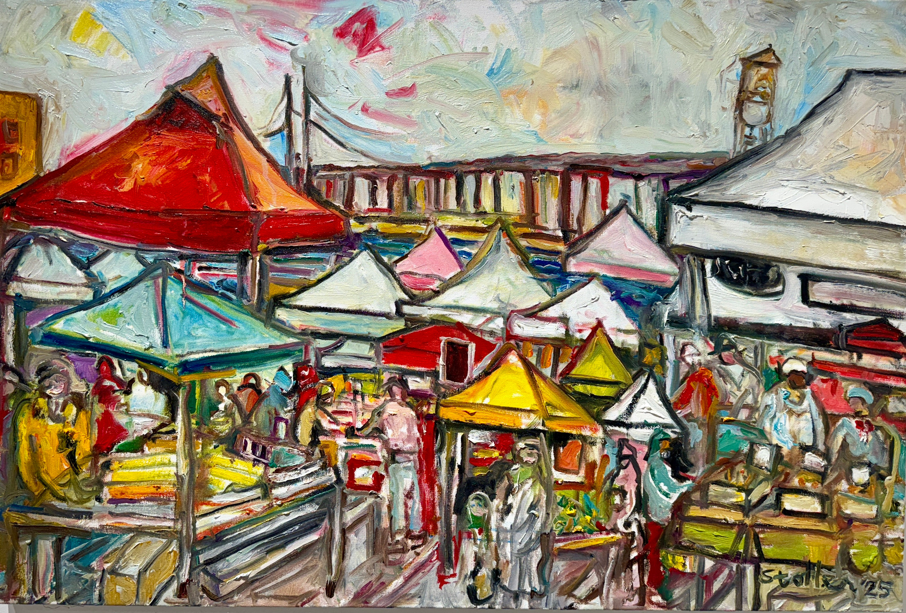 Farmers Mkt/Hastings 20” x 30”