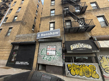 6 Henshaw: For Lease: Inwood  @ Riverside Drive